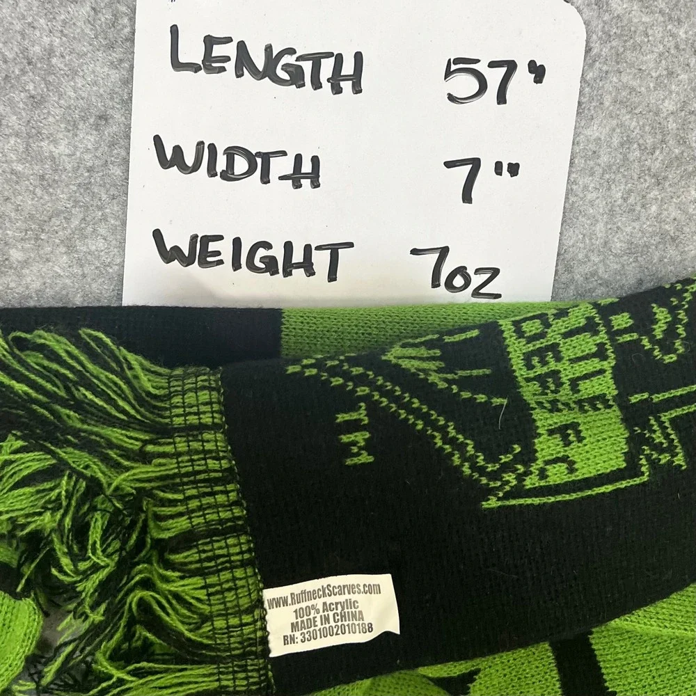 Seattle Sounders FC 2012 Season Ticket Member Adidas Scarf Green‎ Black Fringed